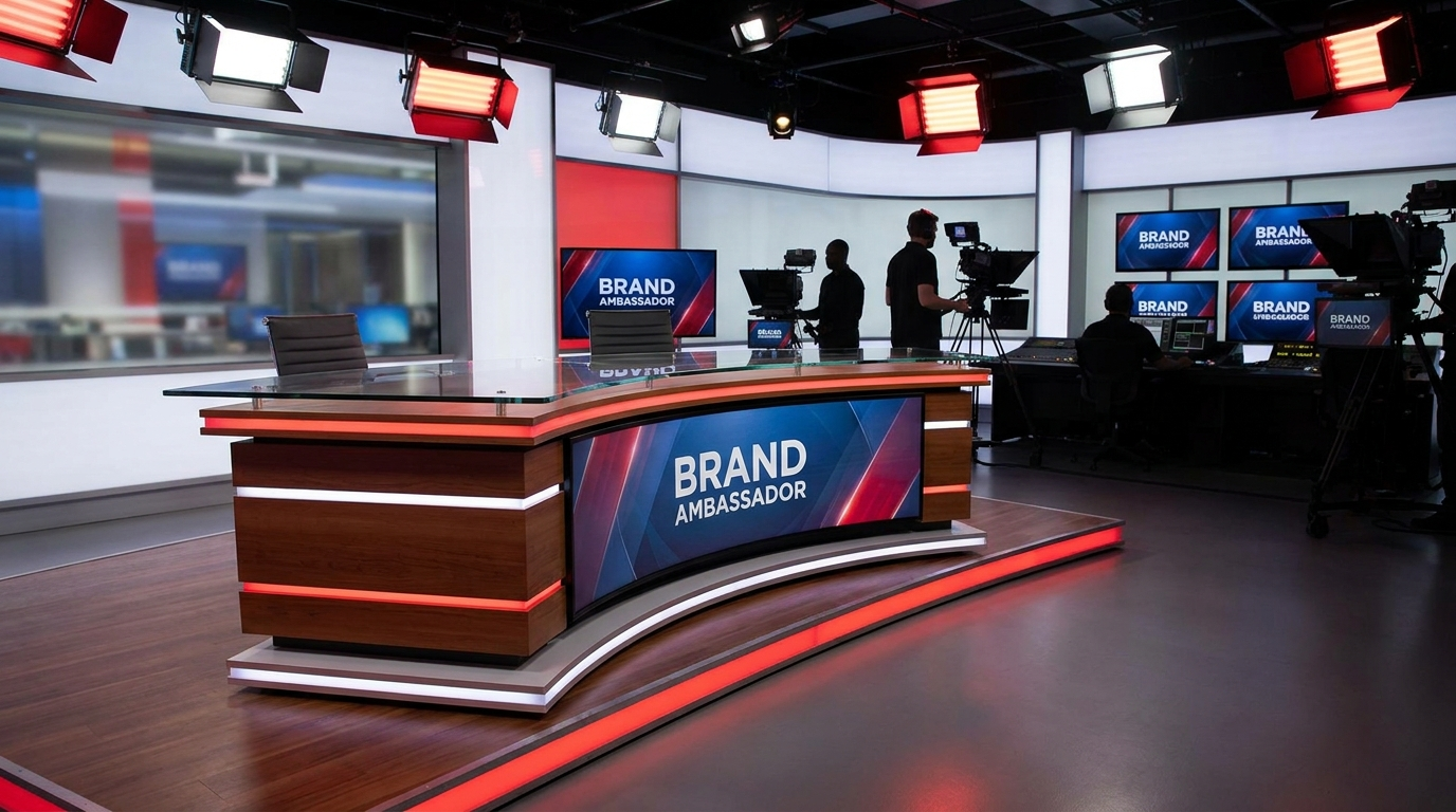 Studio Setting Broadcast Network